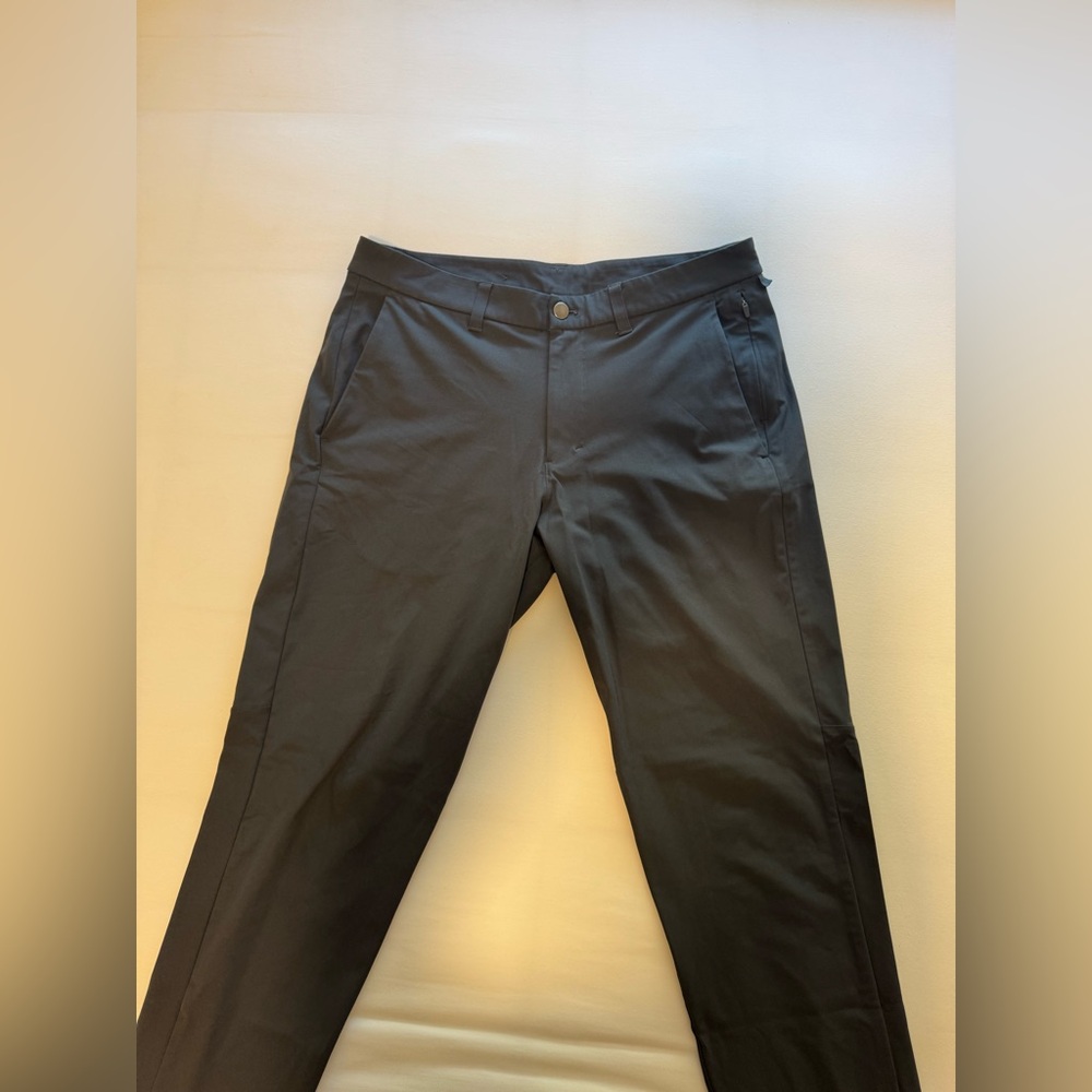 Lululemon ABC Slim-Fit Trouser 32"L Warpstreme - Obsidian 34" W